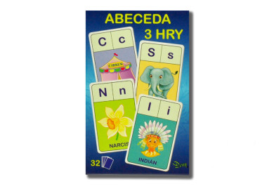 Karetní hra Abeceda, hledej, písmena - 7x10,5cm