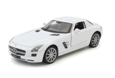 Welly Mercedes Benz SLS AMG bílý 1:24