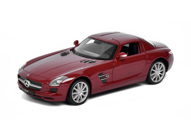 Welly Mercedes Benz SLS AMG červený 1:24