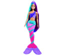 Mattel Barbie mořská panna s barevnými vlasy a příslušenstvím