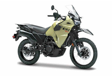 Maisto Kawasaki KLR 650, Khaki černá 1:18 