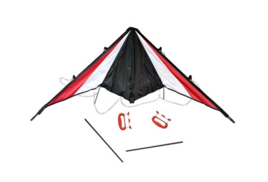 Letající drak nylon barevný, 130x65cm v sáčku