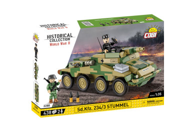 Cobi 2288 II WW Sd. Kfz 234/3 Stummel, 1:35, 438 kostek