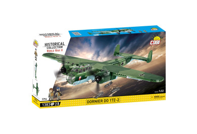 Cobi 5754 II WW Dornier DO 17Z-2, 1:32, 1383 kostek