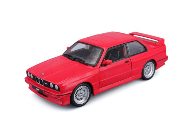 Bburago BMW 3 Series M3 1988 červené 1:24