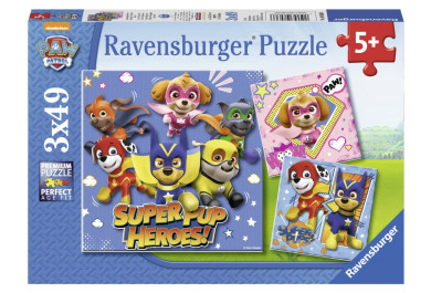 Ravensburger Puzzle 080366 Tlapková Patrola 3x49 dílků