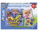 Ravensburger Puzzle 080366 Tlapková Patrola 3x49 dílků