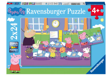 Ravensburger Puzzle Peppa 2x24 dílků