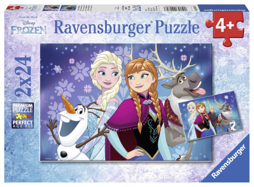 Ravensburger Puzzle Disney Ledové království 2x24 dílků