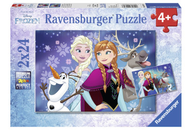 Ravensburger Puzzle Disney Ledové království 2x24 dílků 