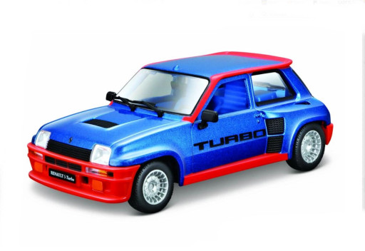Bburago Renault 5 Turbo modré 1:24