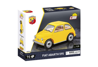 Cobi 24514 Fiat Abarth 595, 1:35, 70 kostek