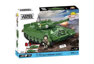 Cobi 2625 Armed Forces T-72 (DDR / SOVIET), 1:35, 680 kostek