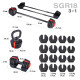 Jednoruční-obouruční variabilní činka HMS SGR18 PRO SET, 3v1, 40 kg