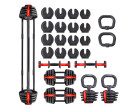 Jednoruční-obouruční variabilní činka HMS SGR18 PRO SET, 3v1, 40 kg