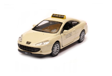 Welly Peugeot Coupe 407 City Taxi 1:34-39