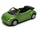 Welly VW New Beetle convertible, Zelený 1:34-39