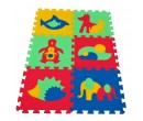 Pěnový koberec MAXI 6  Zvířata 2 - Malý Genius , 4 barvy