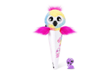 ZURU Coco Rainbow plyšové zvířátko, Papoušek s překvapením
