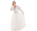 Dětský kostým na karneval Princezna bílá, 120-130 cm