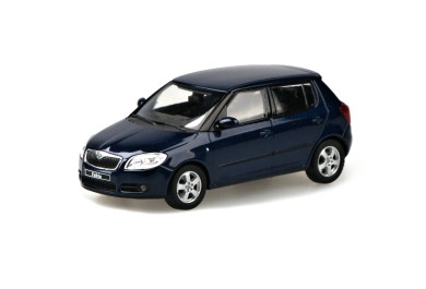 Abrex Škoda Fabia II (2006) Modrá Storm Metalíza, 1:43