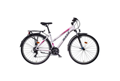 Mayo XR Tour Lite Trek Flat Dámské trekové kolo 2025 bílo-růžová