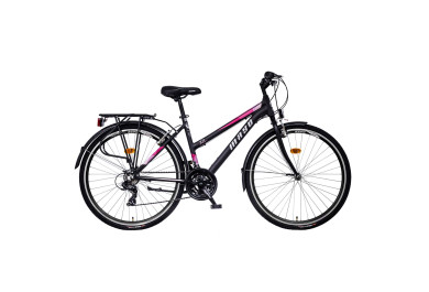 Mayo XR Tour Lite Trek Flat Dámské trekové kolo 2025 černo-růžová