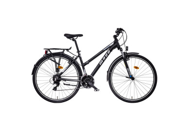 Mayo XR Tour Lite Trek Flat Dámské trekové kolo 2025 černo-šedé