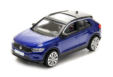 Bburago Volkswagen T-Roc 2021, Modrý 1:43