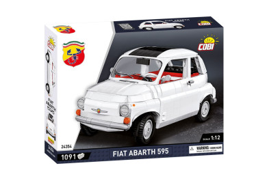 Cobi 24354 Fiat Abarth 595, 1:12, 1091 kostek