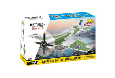 Cobi 5865 II WW Spitfire Mk. XVI Bubbletop, 1:48, 152 kostek