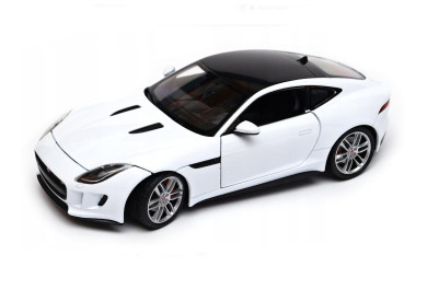 Welly Jaguar F-Type Coupe Bílý 1:24