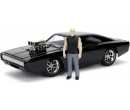 Rychle a zběsile auto 1970 Dodge Charger a figurka Dominic Toretto 1:24