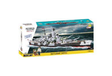 Cobi 4838 II WW Battleship Tirpitz, 1:300, 2960 kostek, EXECUTIVE EDITION