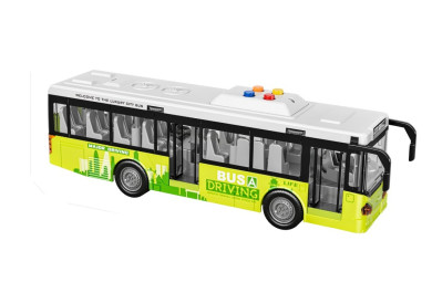 Alltoys Autobus na setrvačník se světlem a zvukem, plast, 28cm