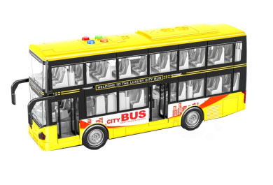 Alltoys Patrový autobus na setrvačník se světlem a zvukem, plast, 28cm