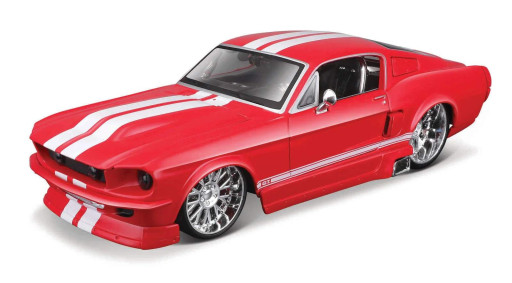 Maisto Ford Mustang GT (1967) Červený 1:24