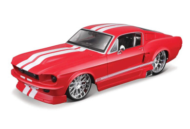 Maisto Ford Mustang GT (1967) Červený 1:24