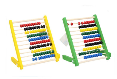 Wiky Dřevěné kuličkové počítadlo 20x17cm