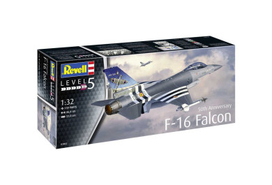 Revell Plastic ModelKit letadlo 03802 - 50th Anniversary F-16 Falcon (1:32)