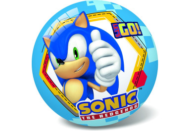 Gumový dětský míč, Ježek Sonic - 23cm