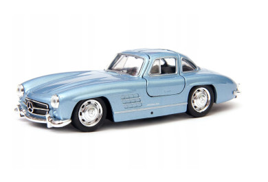 Welly Mercedes-Benz 300SL, modrý, 1:34-39