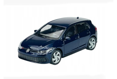 Welly Volkswagen Golf 8 GTi, modrý 1:34-39