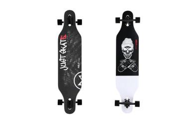 Longboard Nils Extreme WOOD SKULL2, 104x24 cm