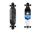 Longboard NILS Extreme Wood Skull, 104x24 cm