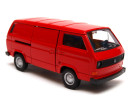 Welly Volkswagen T 3 Van červený 1:34-39