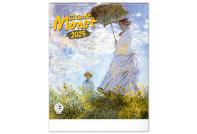 Nástěnný kalendář Claude Monet 2025, 48 × 56 cm