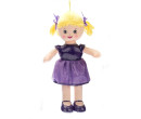 Hadrová panenka Viktorka blondýnka, na baterie česky mluvící, 32cm