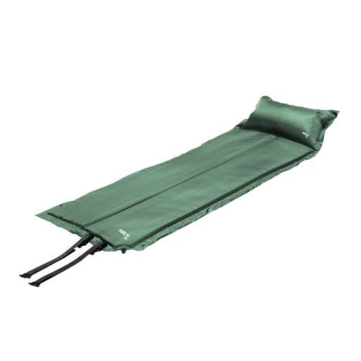 Samonafukovací karimatka NILS Camp NC4008, zelená, 188x57x2,5 cm