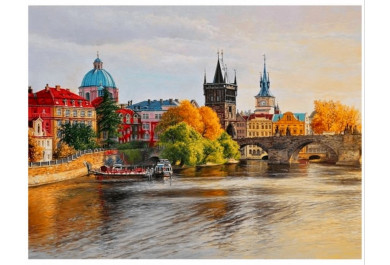Malování podle čísel na plátno Praha, 30x40 cm